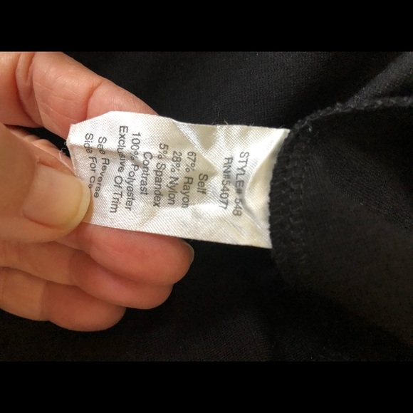 Cabi Black faux leather skirt - Picture 4 of 6